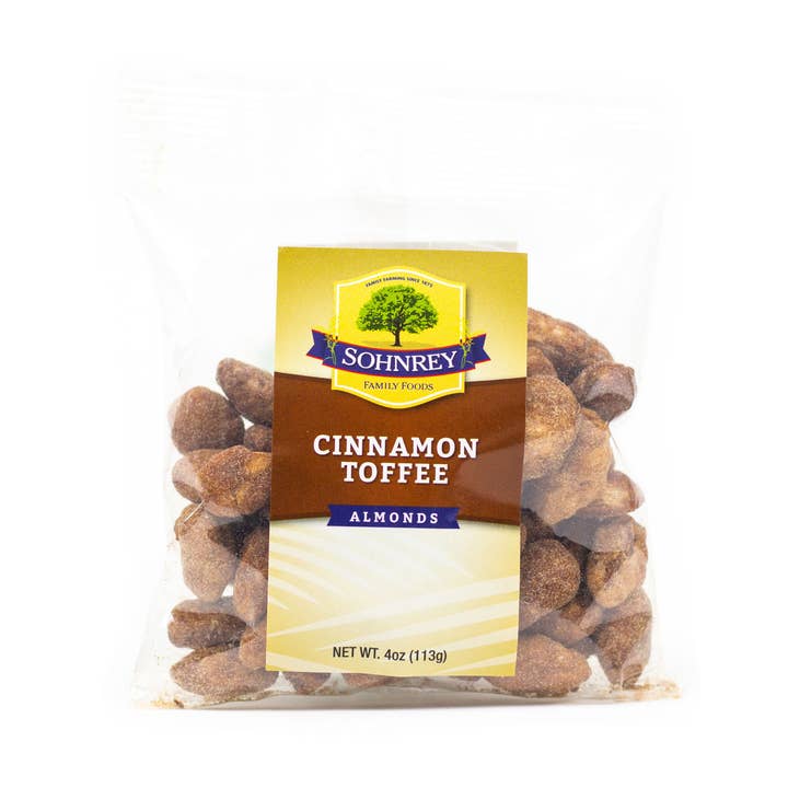 Sohnrey Family Foods LLC - Vente Noix - Cannelle caramel amandes 4 oz