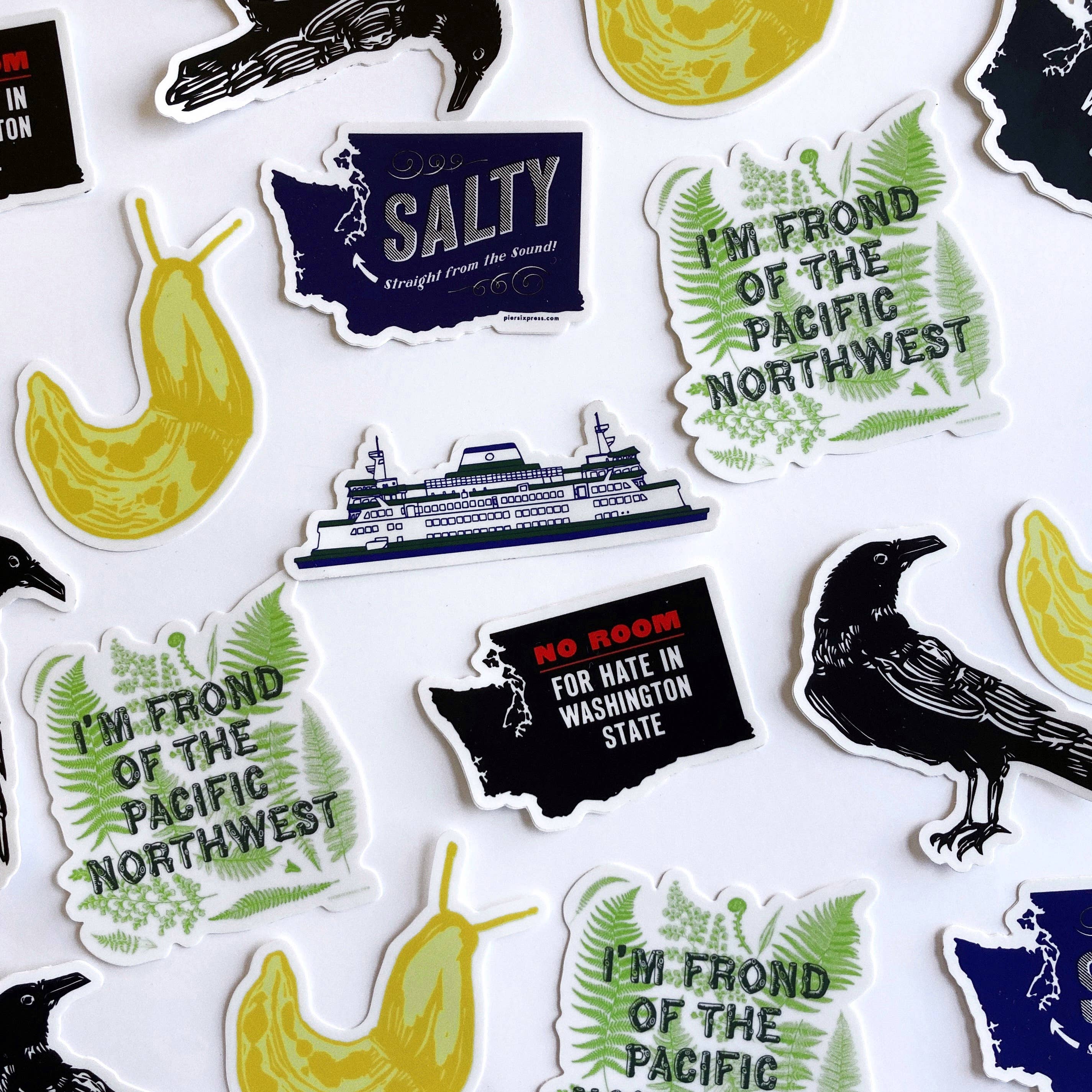Pier Six Press - Wholesale Sticker - Pacific Northwest Pun Sticker2