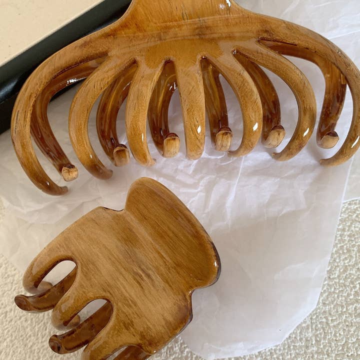 Dipped Shop - Vendita all'ingrosso Fermaglio per capelli - Donna - Clip ad artiglio vintage semplice a colori per tronchi DPJC102