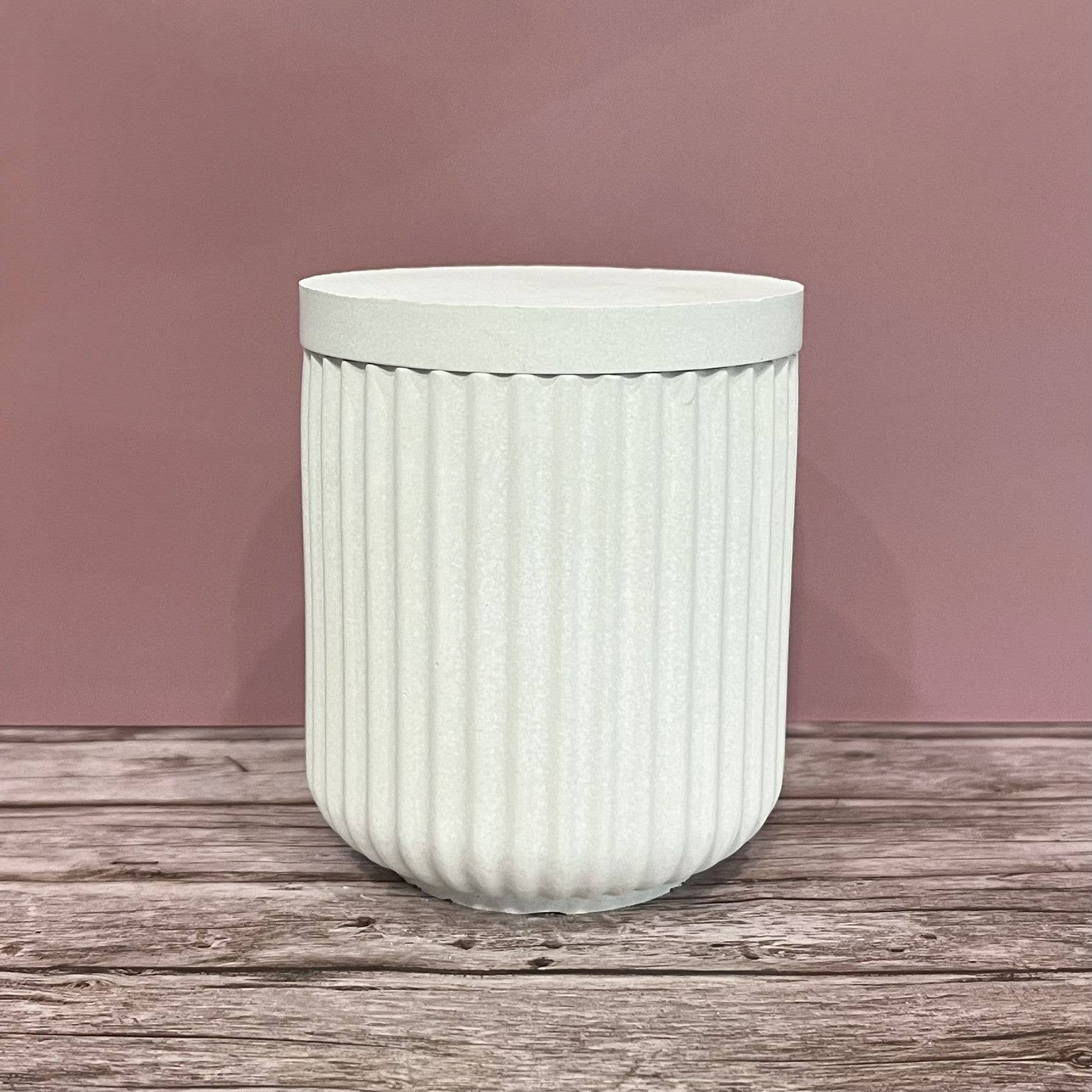 Paper Kuts - Wholesale Candle Holder - Handcrafted Ribbed Candle Jar | Eco-Friendly and Non-Toxic 3