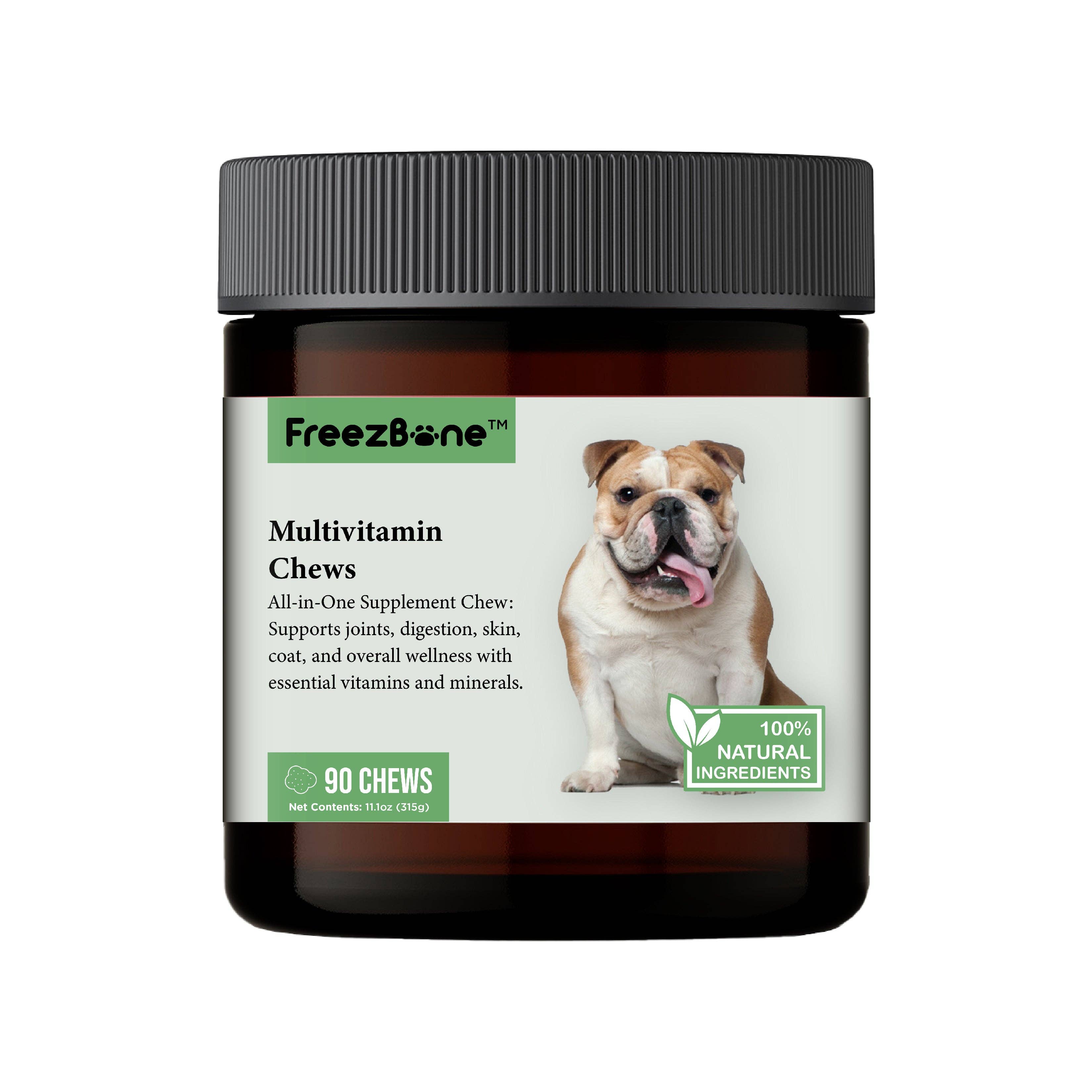 Freezbone - Venta al por mayor Suplemento - Perros - Masticables Multivitamínicos (90 Masticables)