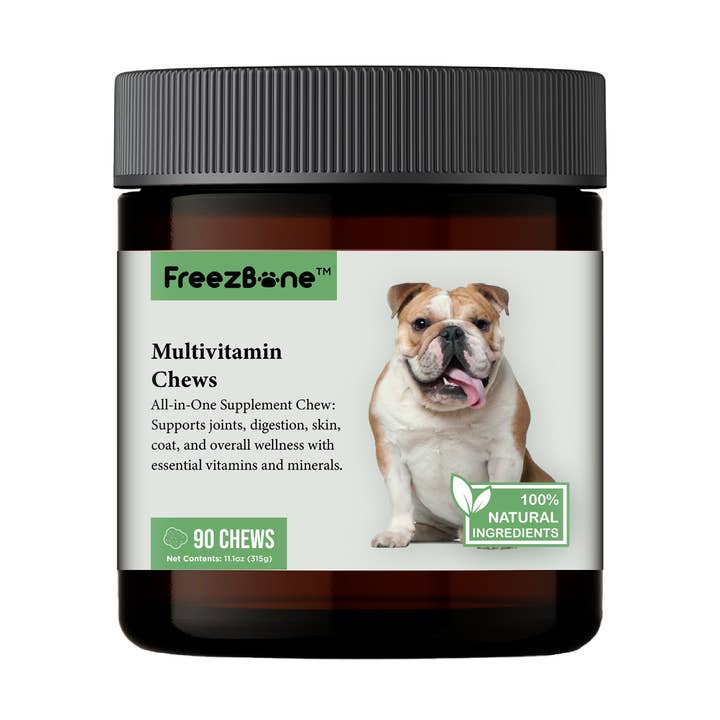 Freezbone - Venta al por mayor Suplemento - Perros - Masticables Multivitamínicos (90 Masticables)0