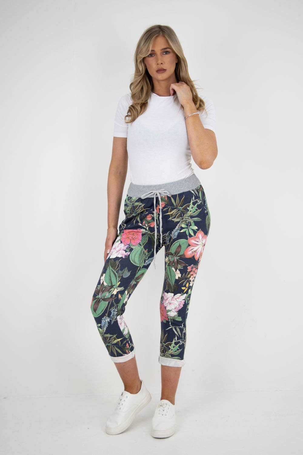 Miss Bold - Wholesale Pants - Women's - Italian Printed Cotton Ladies Trouser18
