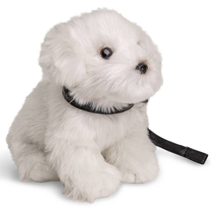 Uni Toys - Wholesale Stuffed/Plush Toy - Kids & Baby - Maltese dog (with leash) - cuddly/plush toy2
