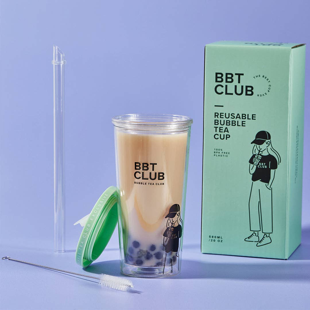 Bubble Tea Club – Engroshandel Drikkeglas/kop – Genanvendeligt bubble tea glas sæt2