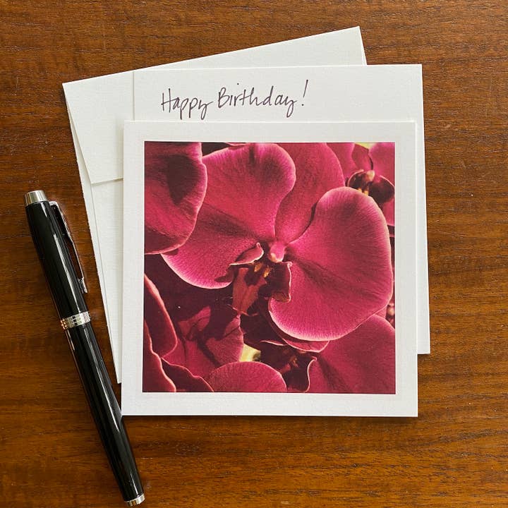 Orchid for wholesale by Whispered Light Greeting Cards