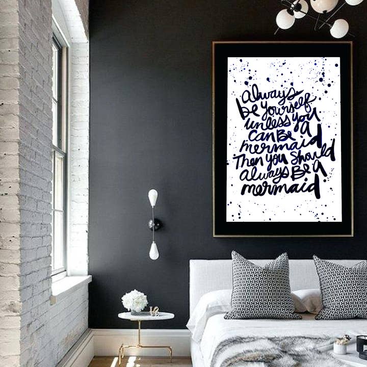 Always be a mermaid - Art Print for wholesale by Sacred Space Sisters