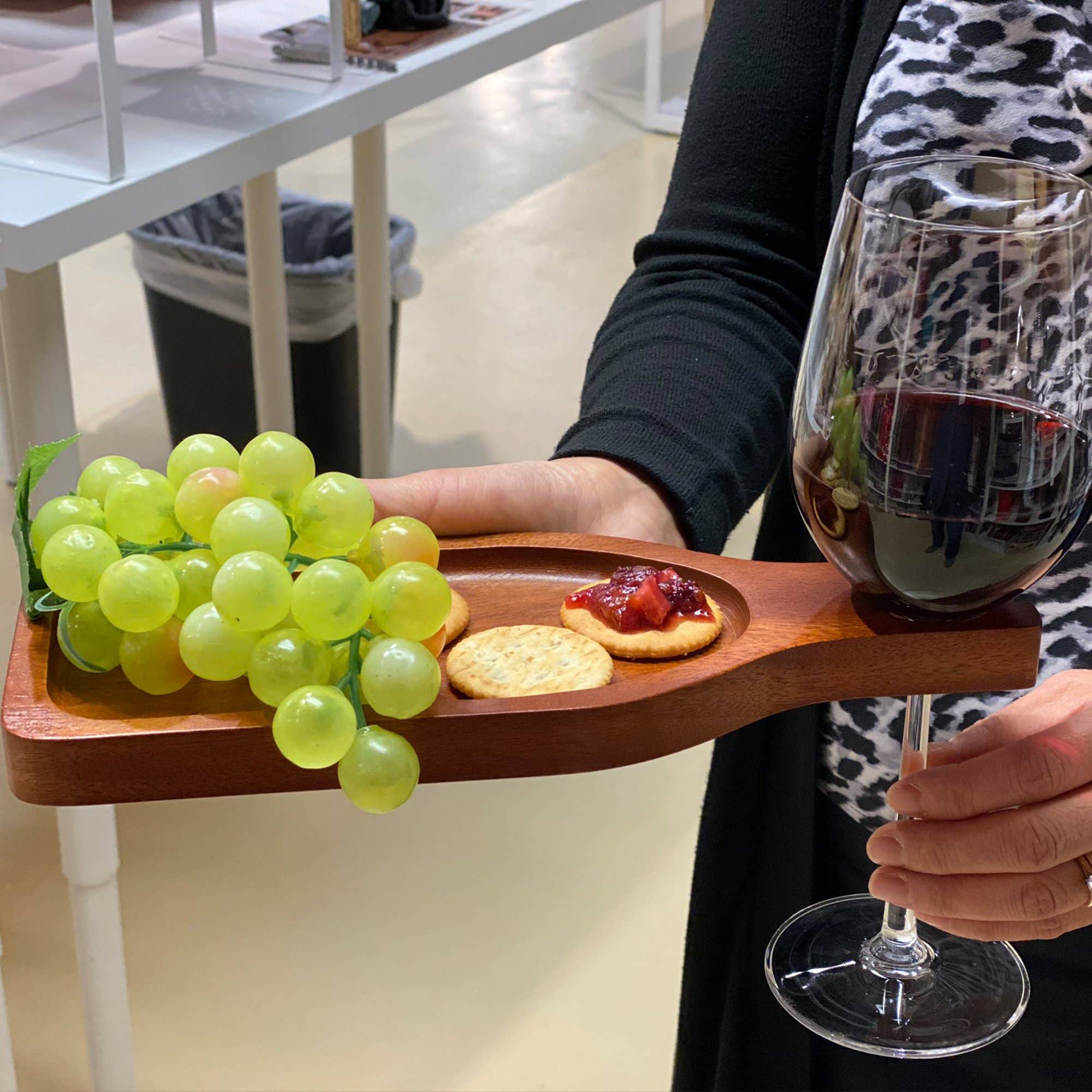 Primeware Inc. - Wholesale Servies voorgerecht - Voorgerecht Dienblad Mahonie Ontwerp10