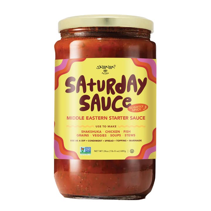 Sababa Foods - Wholesale Sauce - Sababa Foods Saturday Sauce (Slightly Spicy)- 24 oz.