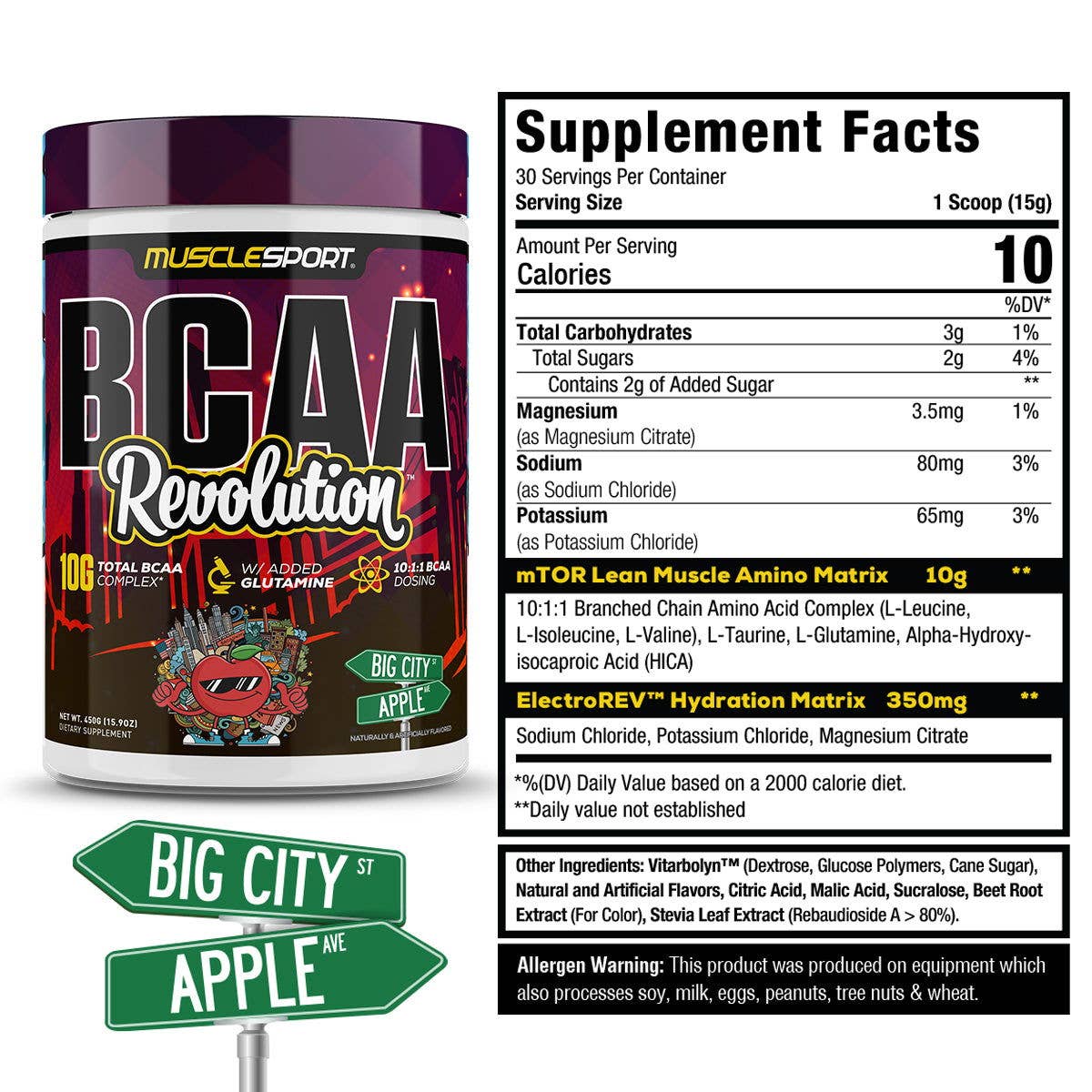 MuscleSport - Wholesale Protein/Superfood Powder - BCAA Revolution™12