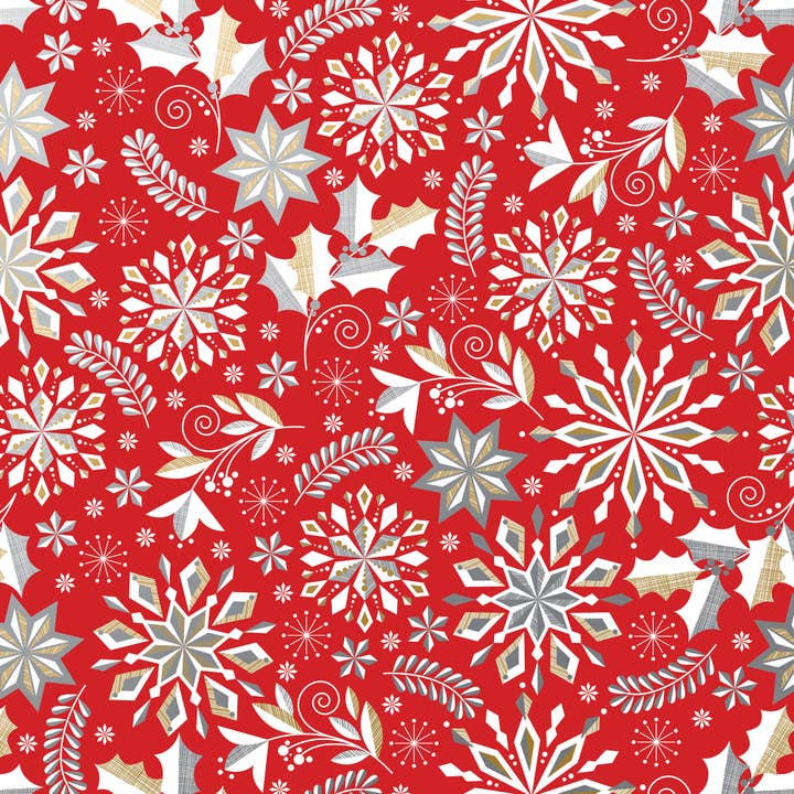 Merriment Red - Wrap - Jumbos for wholesale by Jillson & Roberts