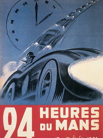 Le MANS motor racing Officiel 24 Heures du Mans 12 et 13 Juin 400 for wholesale by Clanna Cards