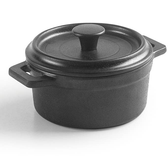 MINI-COCOTTE MELAMIN D10CM M/DECKEL SCHWARZ für den Großhandel von LACOR MENAJE PROFESIONAL S.L.