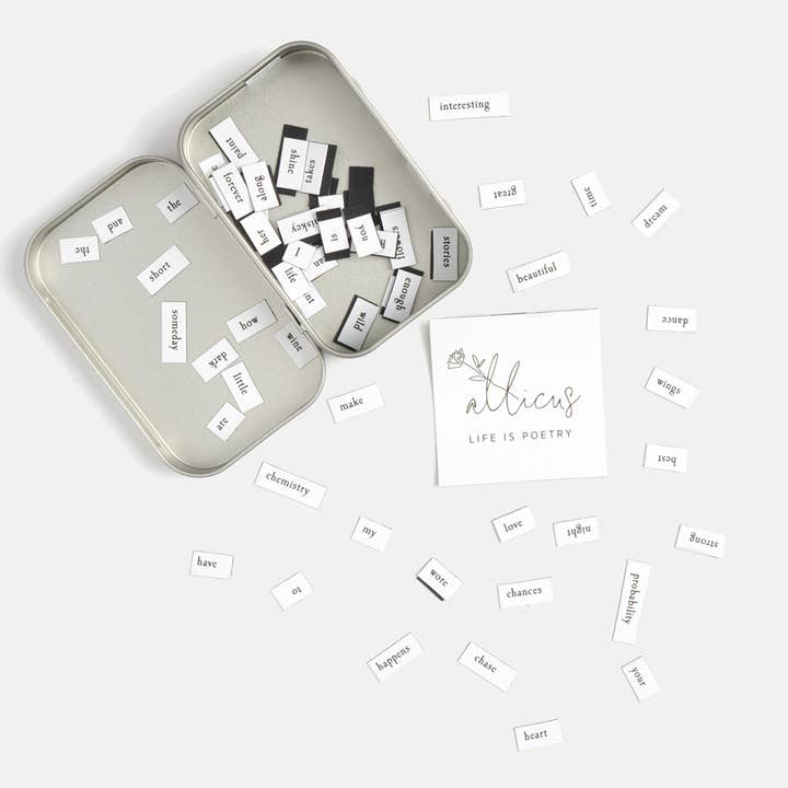 Atticus Poetry - Wholesale Magnet - Magnet Poetry Set