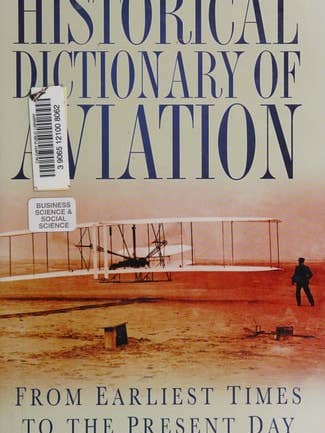 dicionário-histórico-da-aviação (Desgastado) por david-wragg por atacado de Boon Books