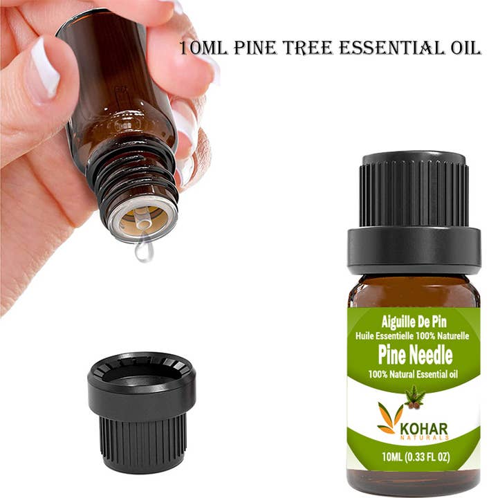 KOHAR NATURALS - Vendita all'ingrosso Olio essenziale - Olio essenziale di pino naturale al 100%. 10 ml1