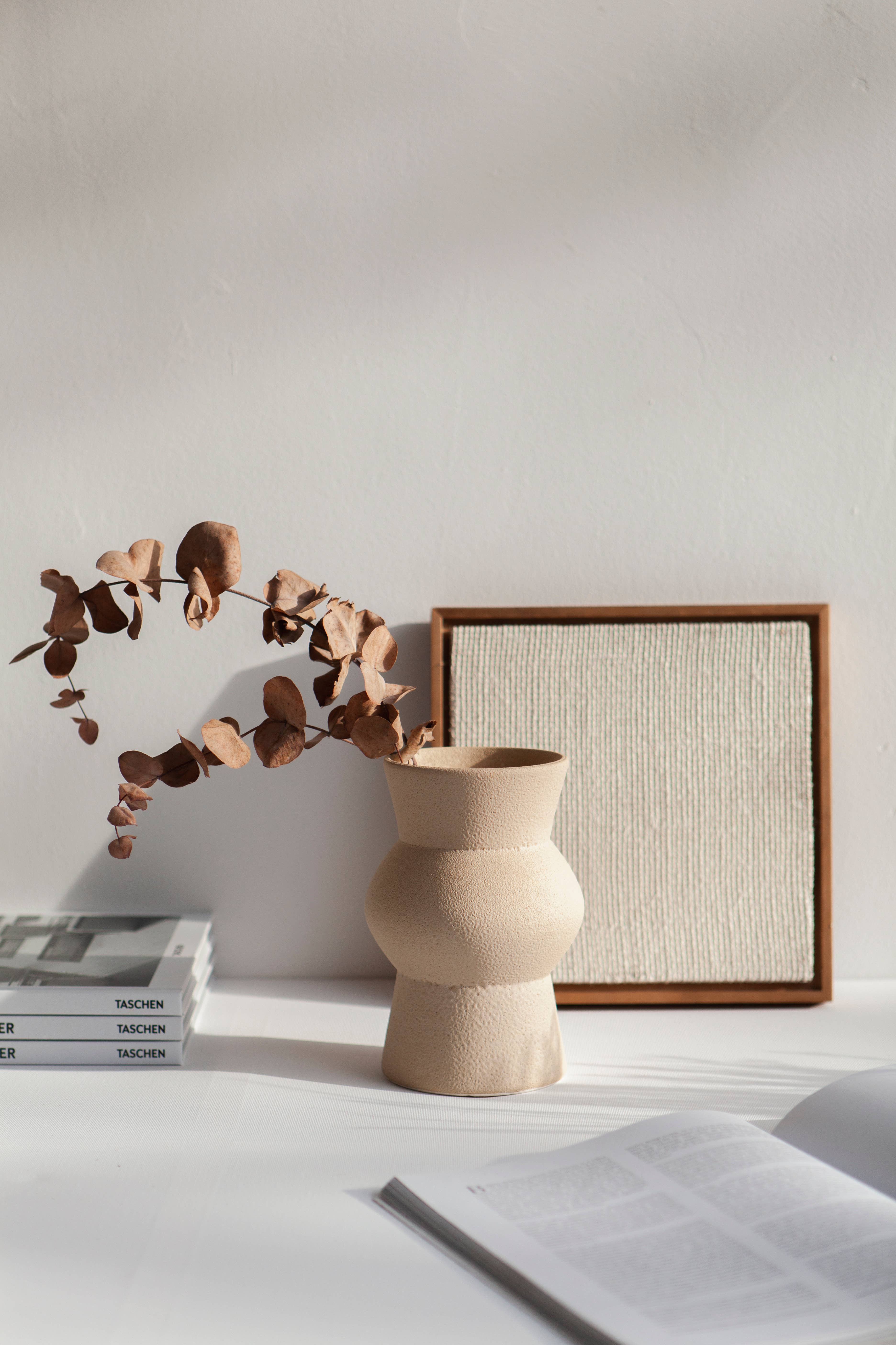 o cactuu - Vendita all'ingrosso Vasi - Vaso in Ceramica Smaltato Crema Melas - Fatto a Mano