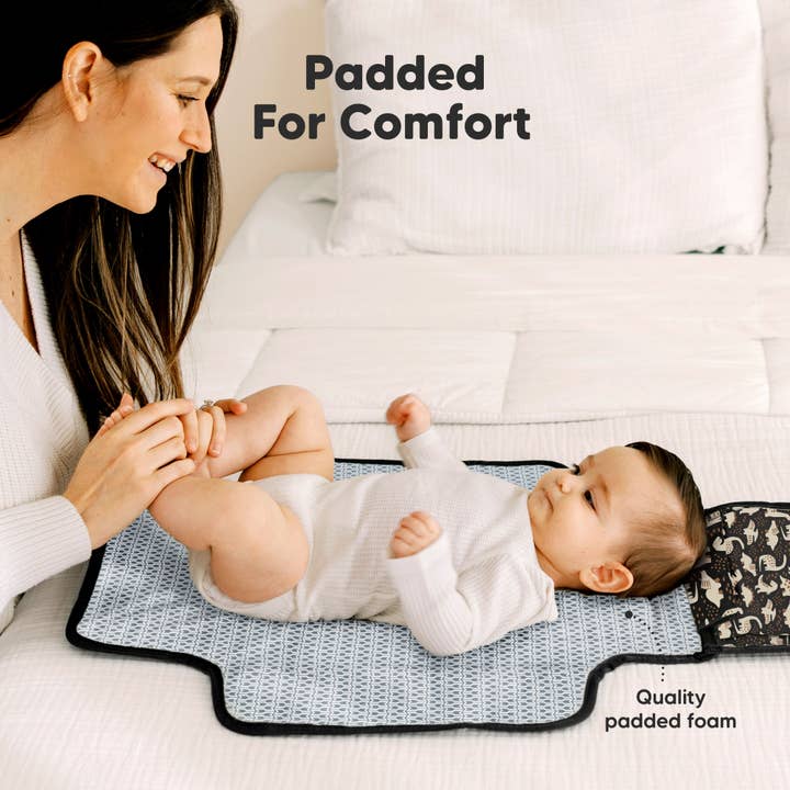 Dino Ridge Ezee Portable Diaper Changing Pad, Foldable Changing Mat for wholesale on Faire