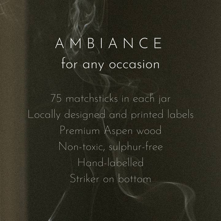 Matchstick Boutique - Wholesale Matches - Apothecary Matches: Unlabelled