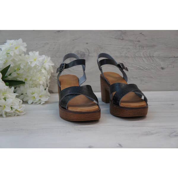 Top Staka – wholesale Sandals – Women's – Women's Platform Wood Effect Heels Cushioning Sandals13