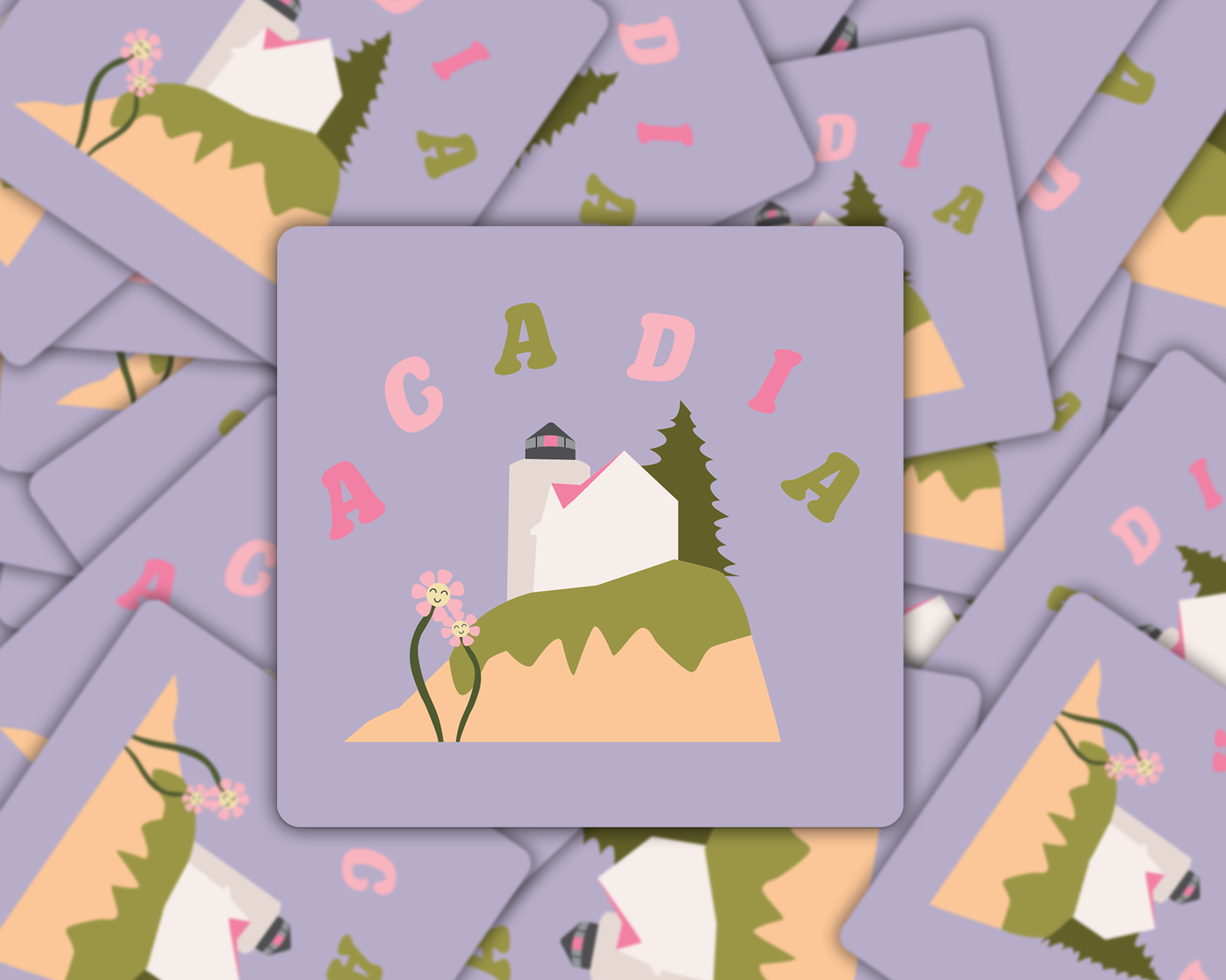 Traildust Goods - Wholesale Sticker - Acadia Vinyl Sticker0