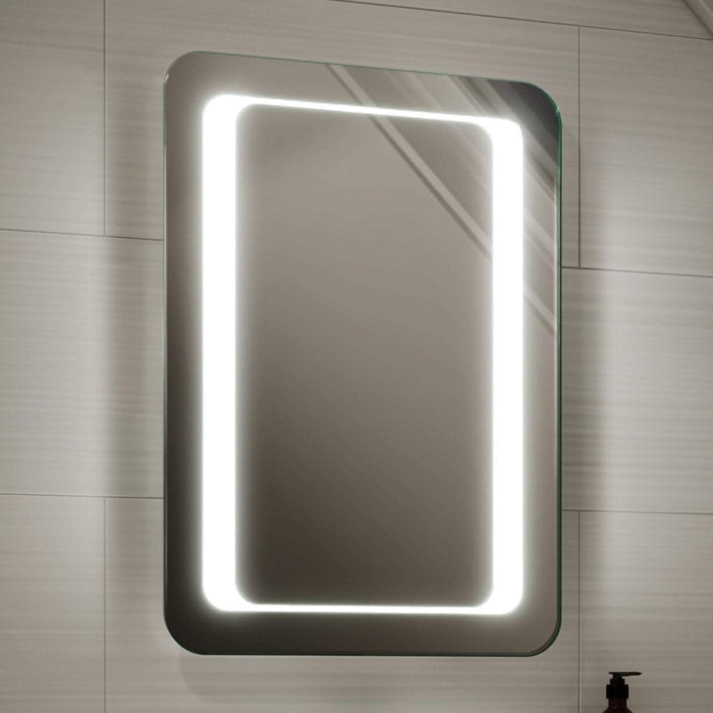 Bathroom4Less – wholesale Wall mirror – Wall Mounted Illuminated Mirror With LED Light Battery 700 x 500mm3