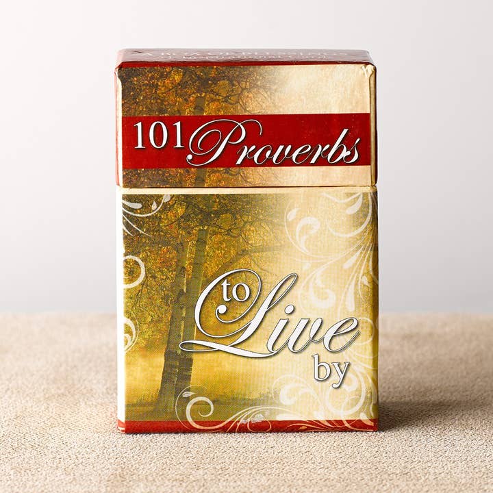 Christian Art Gifts - Wholesale Religious Card - Box of Blessings Proverbs to Live By