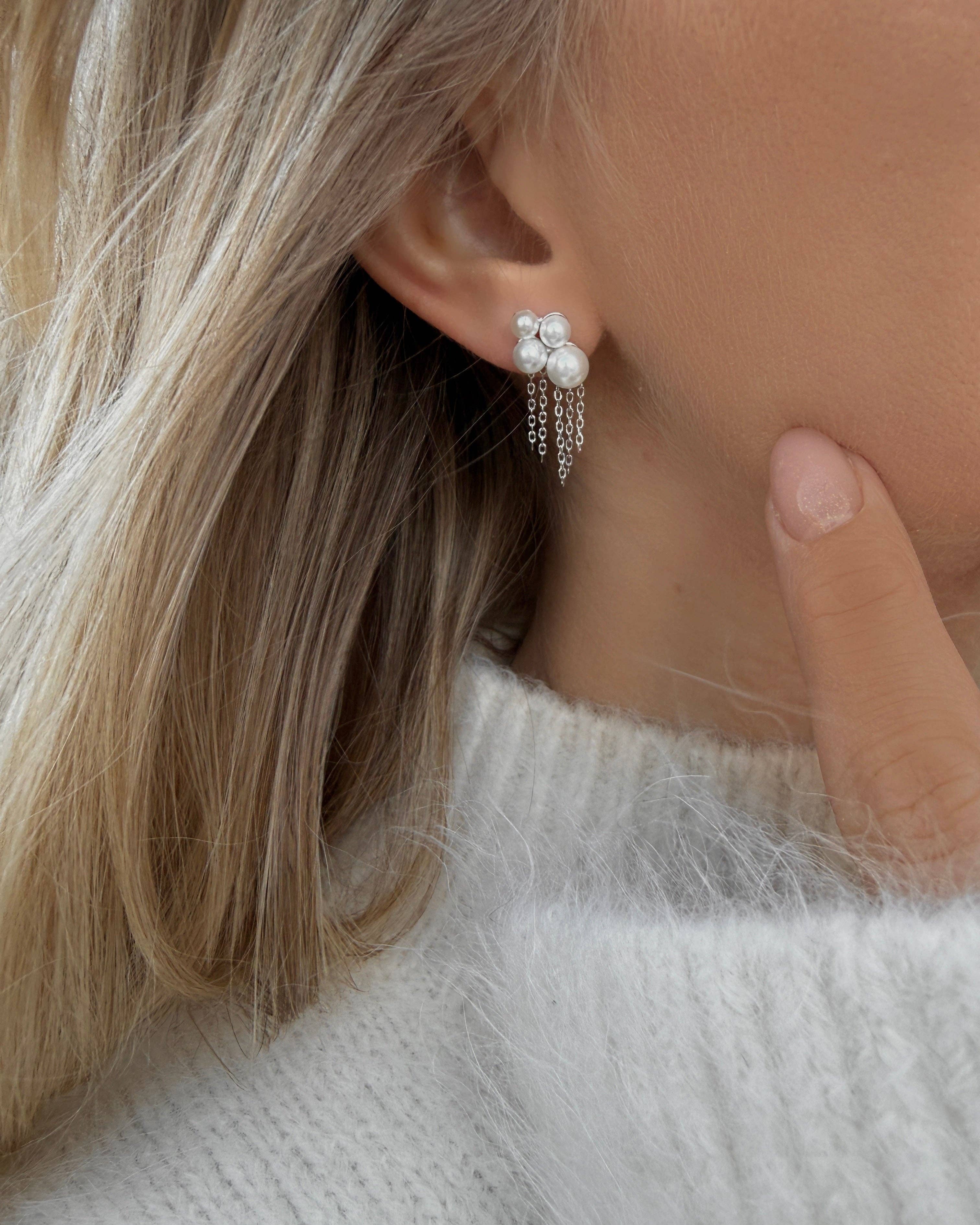 Nava Copenhagen - Vendita all'ingrosso Orecchini pendenti - Orecchini Pelagia - Argento1