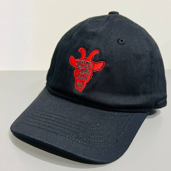 Witchwood Bags - Wholesale Baseball Cap - Unisex - Possibly Today Satan Embroidered Dad Hat - READY TO SHIP