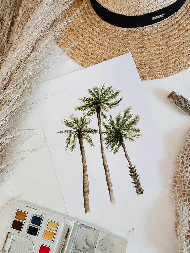 Imprimé palmiers pour la vente par MacaelaMade