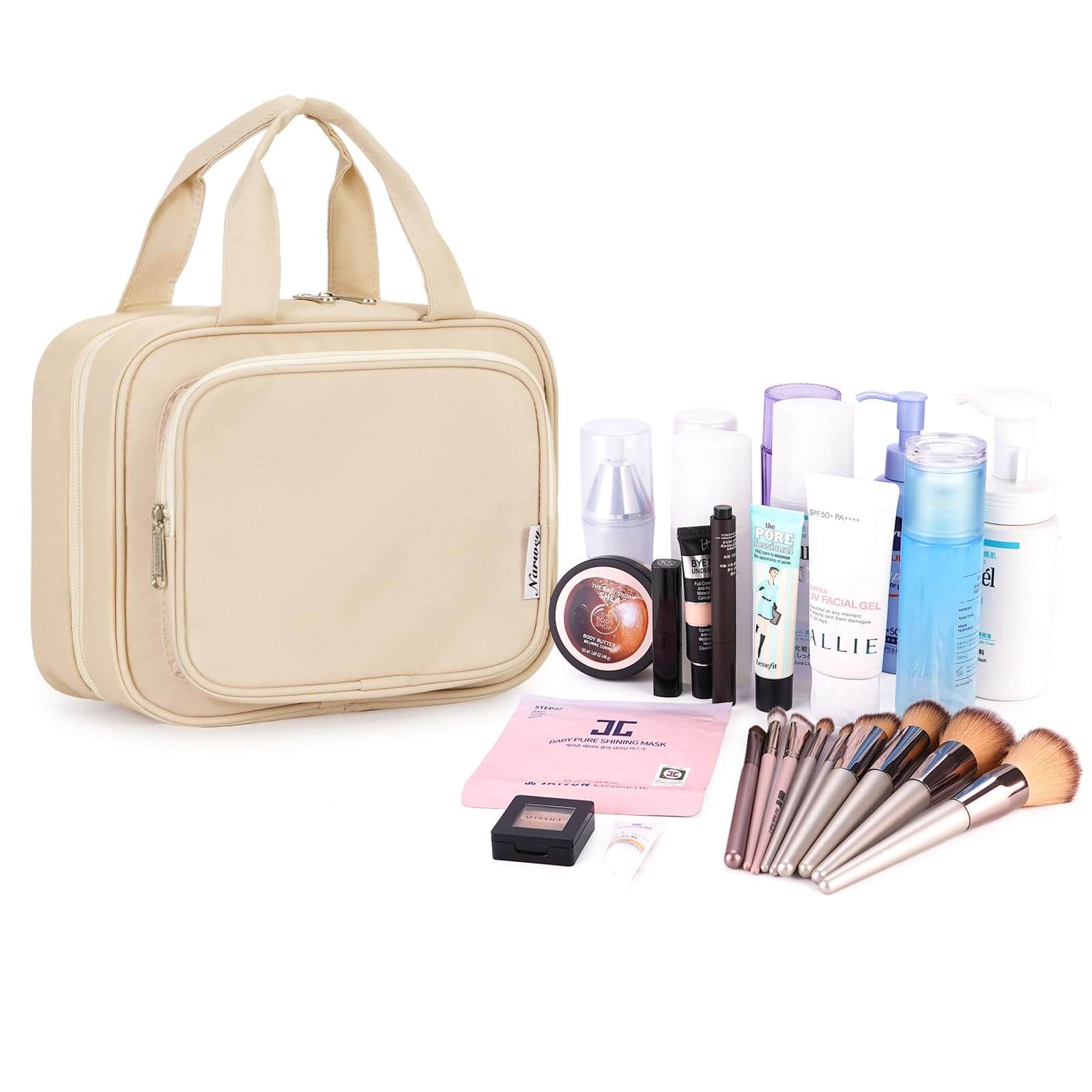 wandf – Großhandel Schmink-/Kosmetiktasche – Hängender Kulturbeutel für Frauen Reise-Make-up-Tasche33