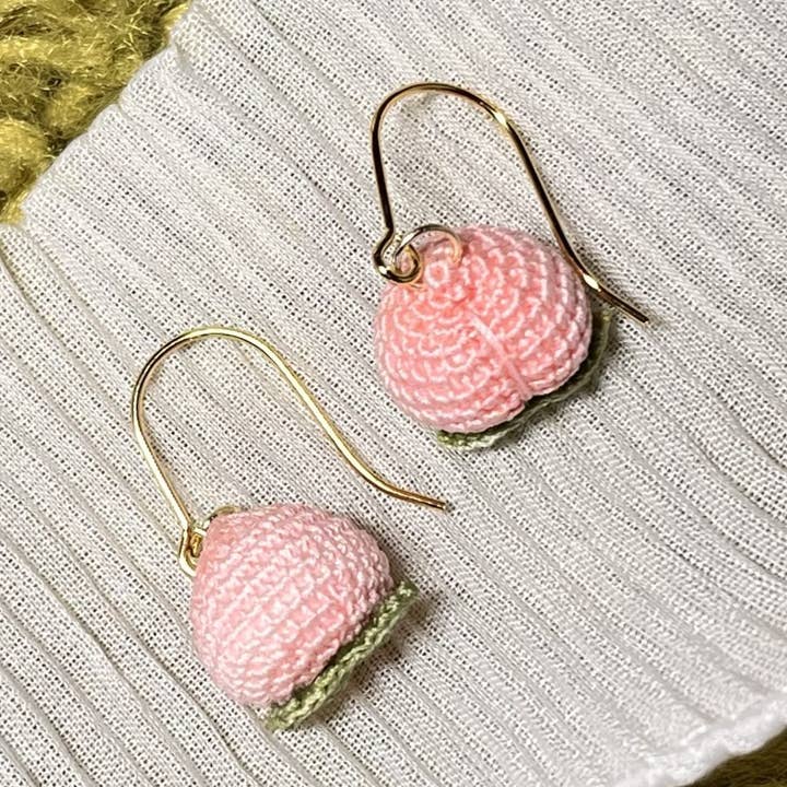 Pendientes de melocotón para venta al por mayor de Miss Peachy
