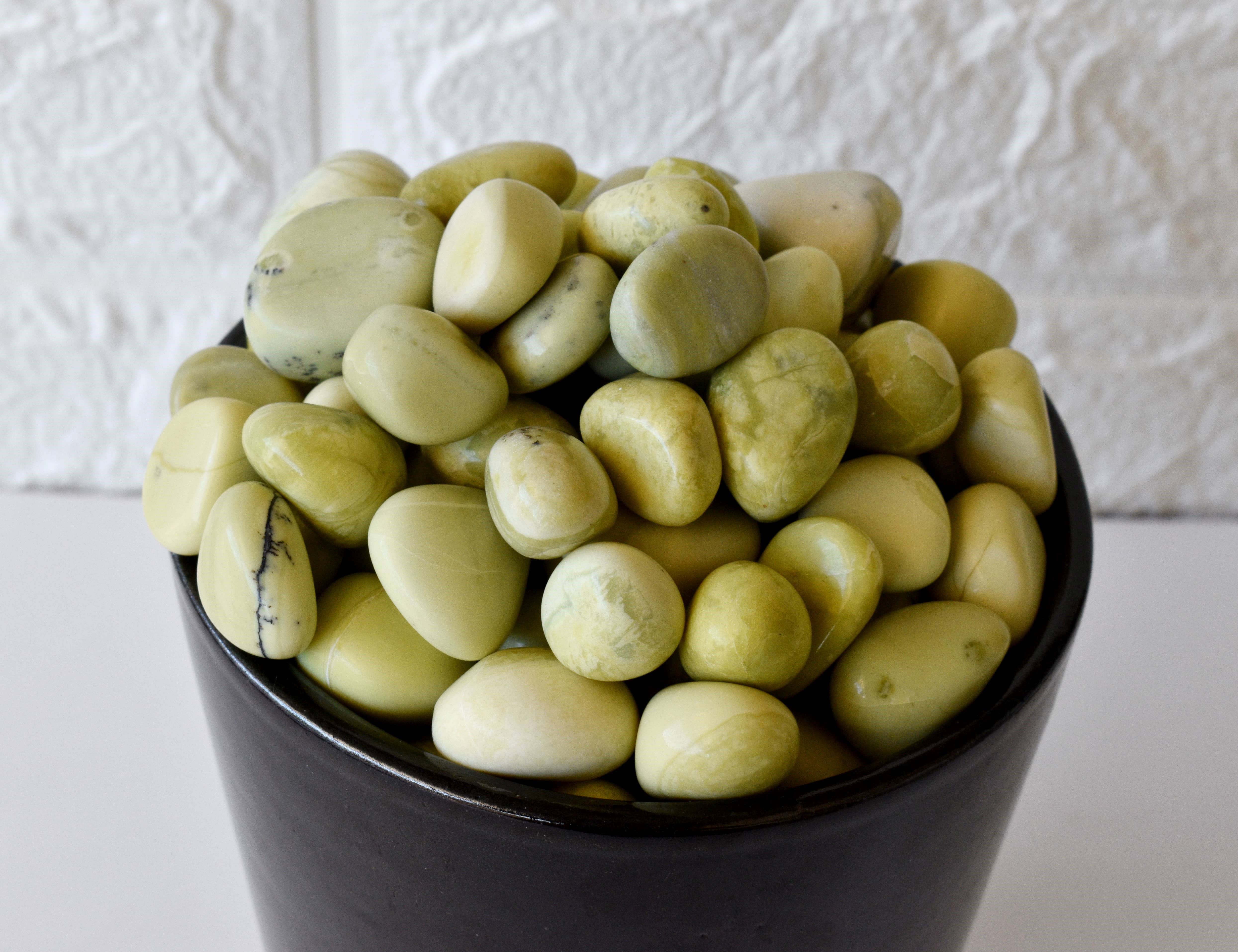 Soothing Crystals - Wholesale Spiritual Stone/Crystal - Serpentine Tumbled Stones Healing Stones 100G to 1KG8