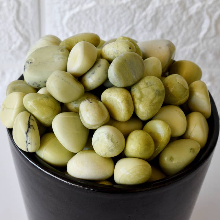 Soothing Crystals - Wholesale Spiritual Stone/Crystal - Serpentine Tumbled Stones Healing Stones 100G to 1KG8