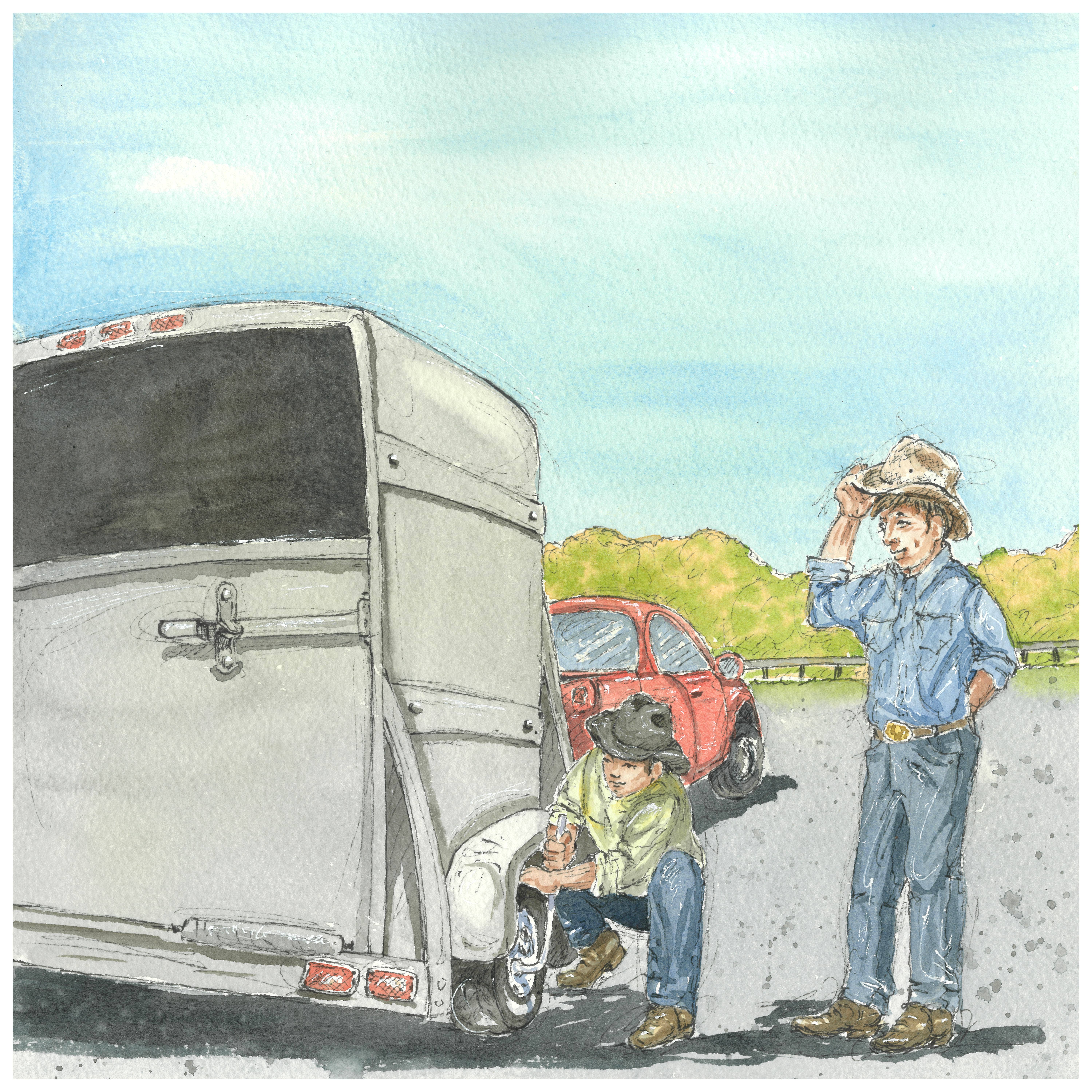 Little Blue Roan Books - Wholesale Preschool Book (3-5) - Hardcover: Charlie Learns to Be a Cowboy 4