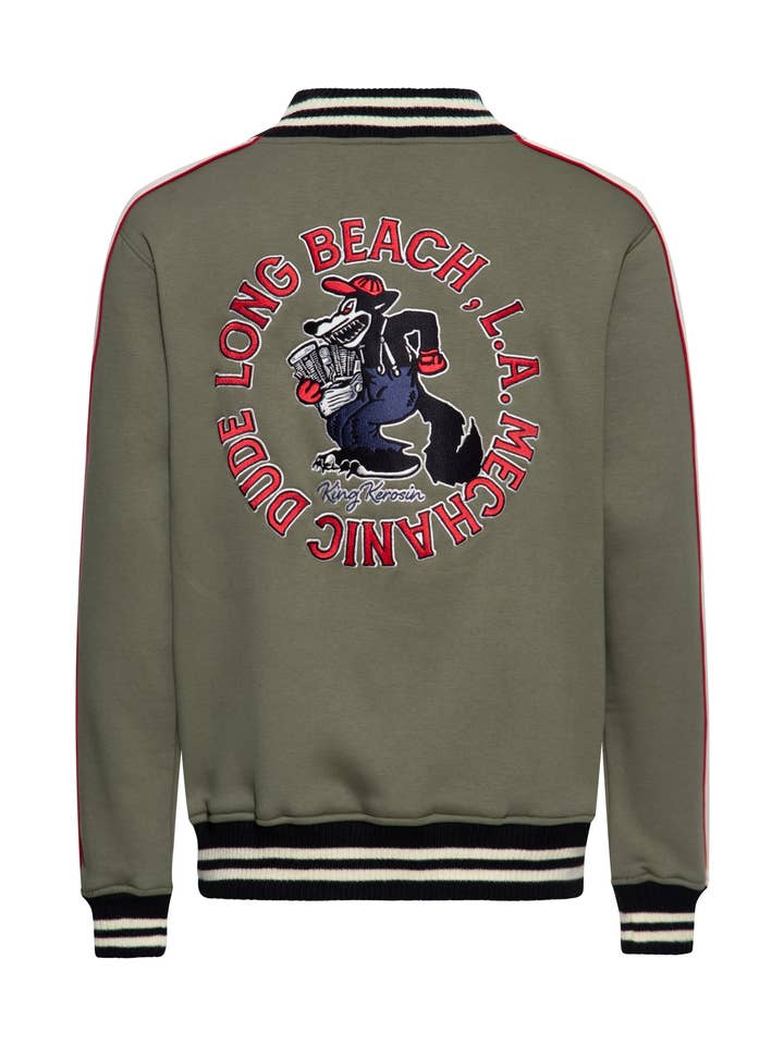 Casaco 'Mechanic Dude' em cáqui por atacado de KING KEROSIN