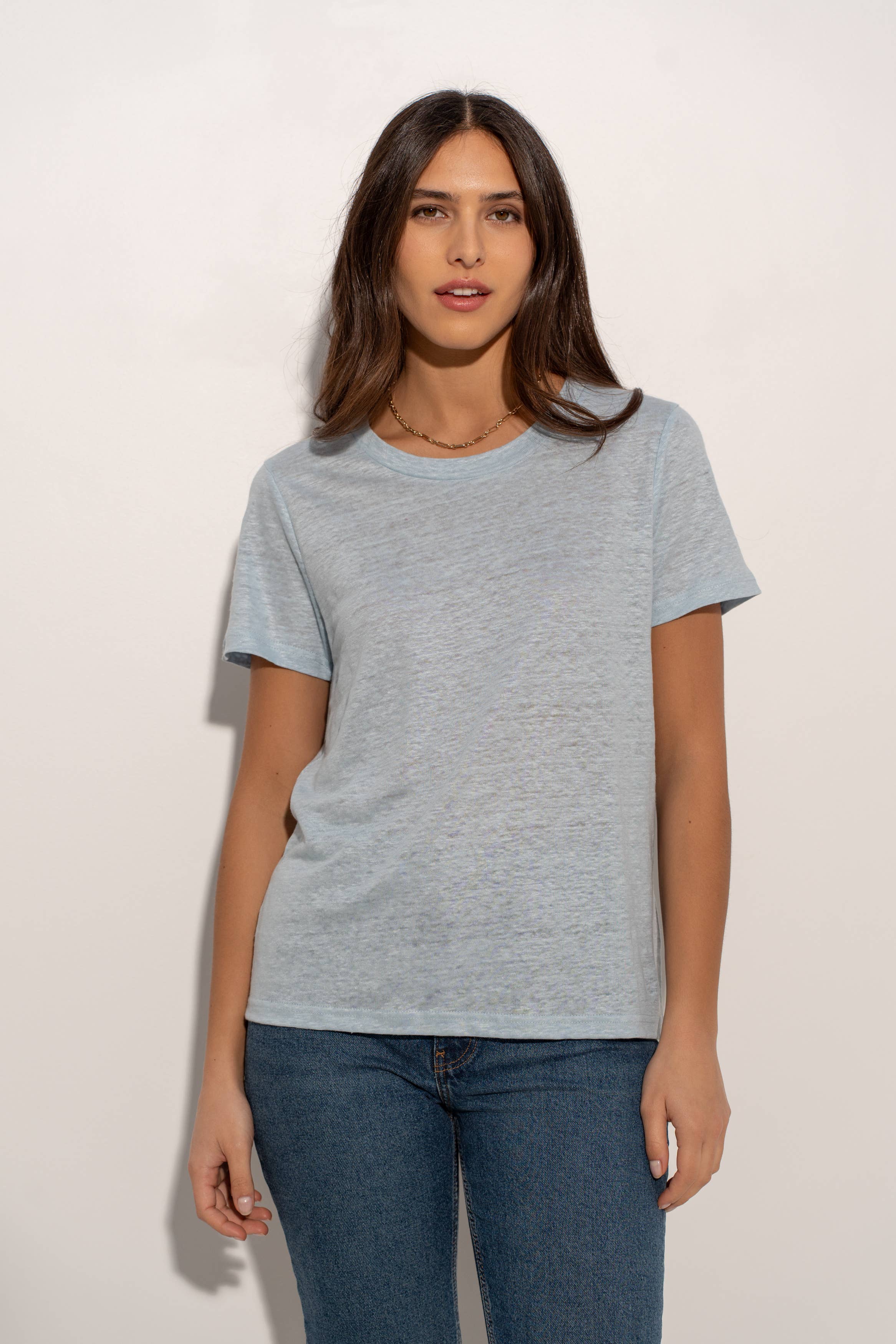 jw.atelier - Vente T-shirt – femme - T-shirt col rond en lin 27