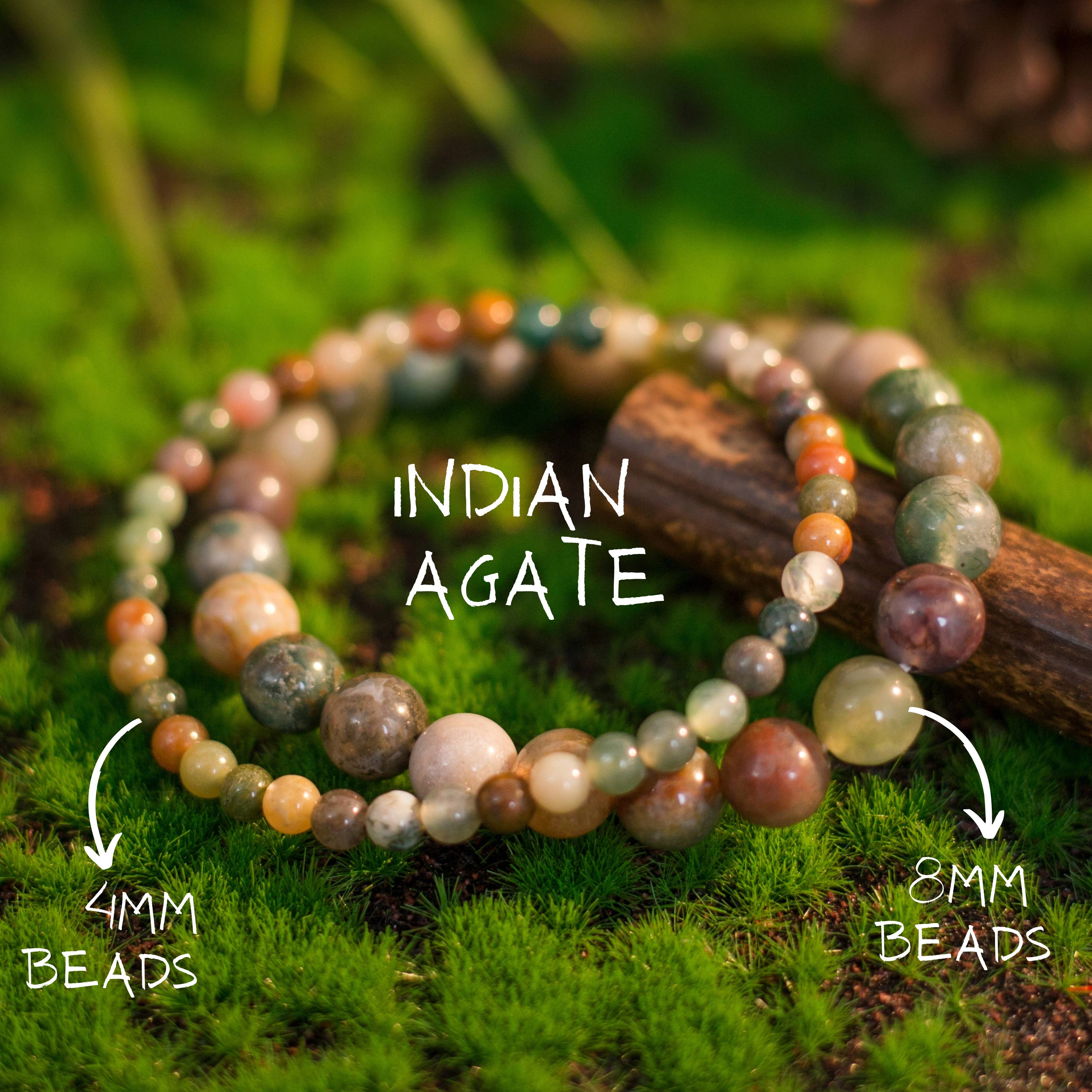 Soul Charms - Wholesale Beaded Bracelet - Crystal Bracelet for Women Men, 8mm, 4mm Bead Bracelet Stack13