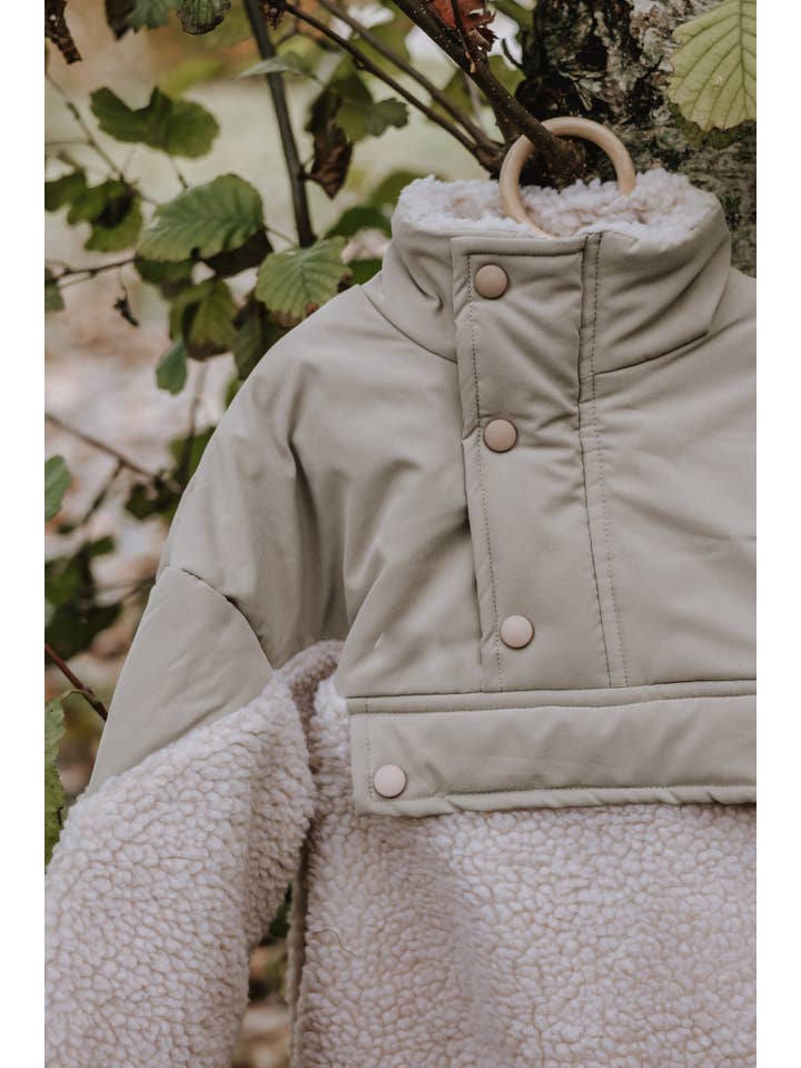 khaki Annie & Charles® Ark Outdoor Sweater for wholesale on Faire4