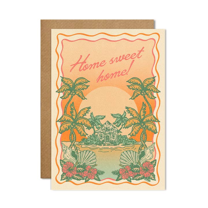 Home Sweet Home Card for wholesale by cai & jo