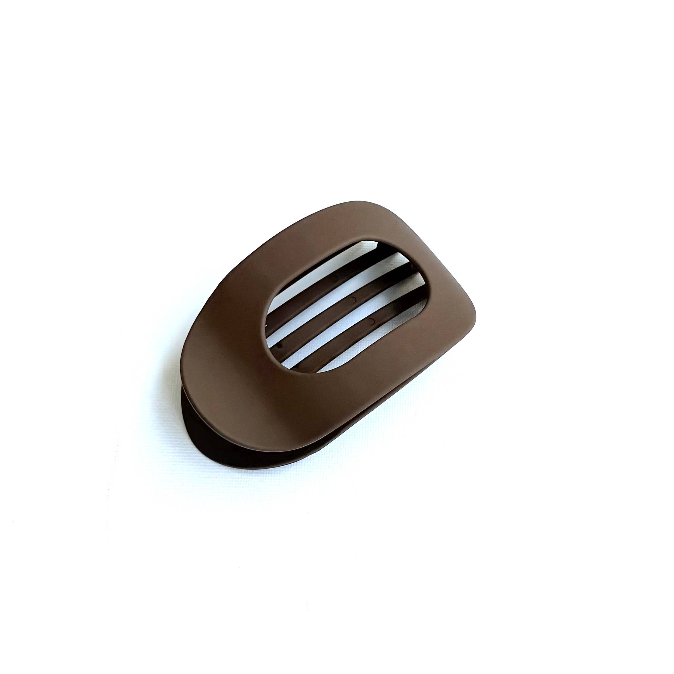 iconic mi – wholesale Hair clip – Women’s – Flat Oval Hair Clip Accessory Dark Brown Hair Claw    0