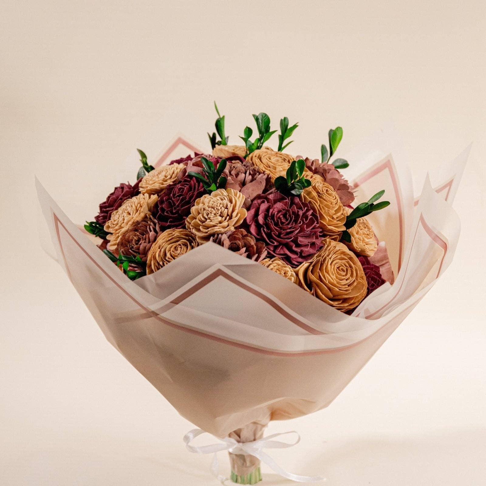 Sola Wood Flowers - Wholesale Artificial Flowers - Vintage Charm Finished Bouquet - Large6