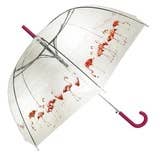 Pink Flamingo field Transparent Umbrella for wholesale on Faire2