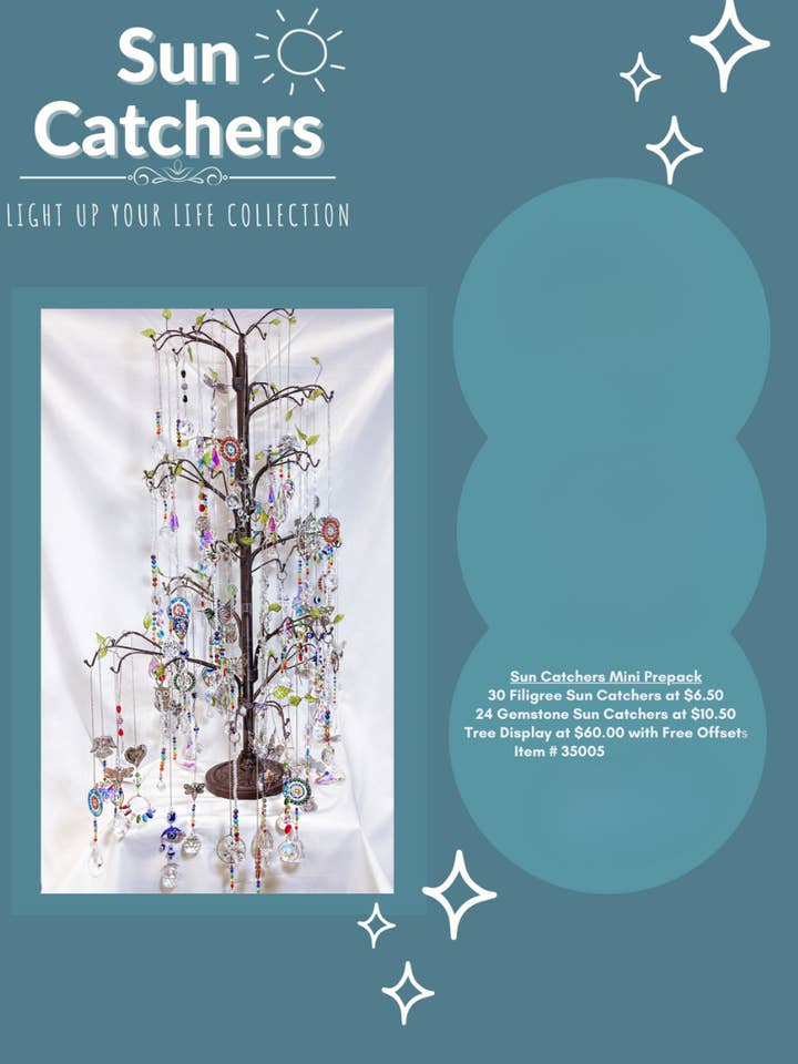 Capta-Sóis / Mini Pré-embalagem por atacado de Serenity + Sol