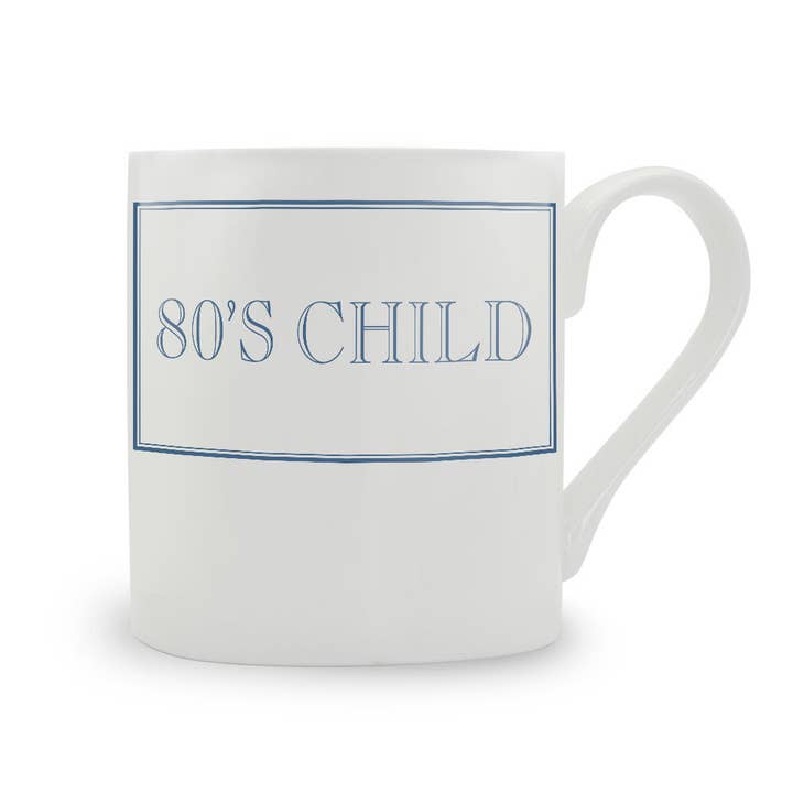 Mug en porcelaine fine « Enfant des années 80 » pour la vente par Stubbs Mugs