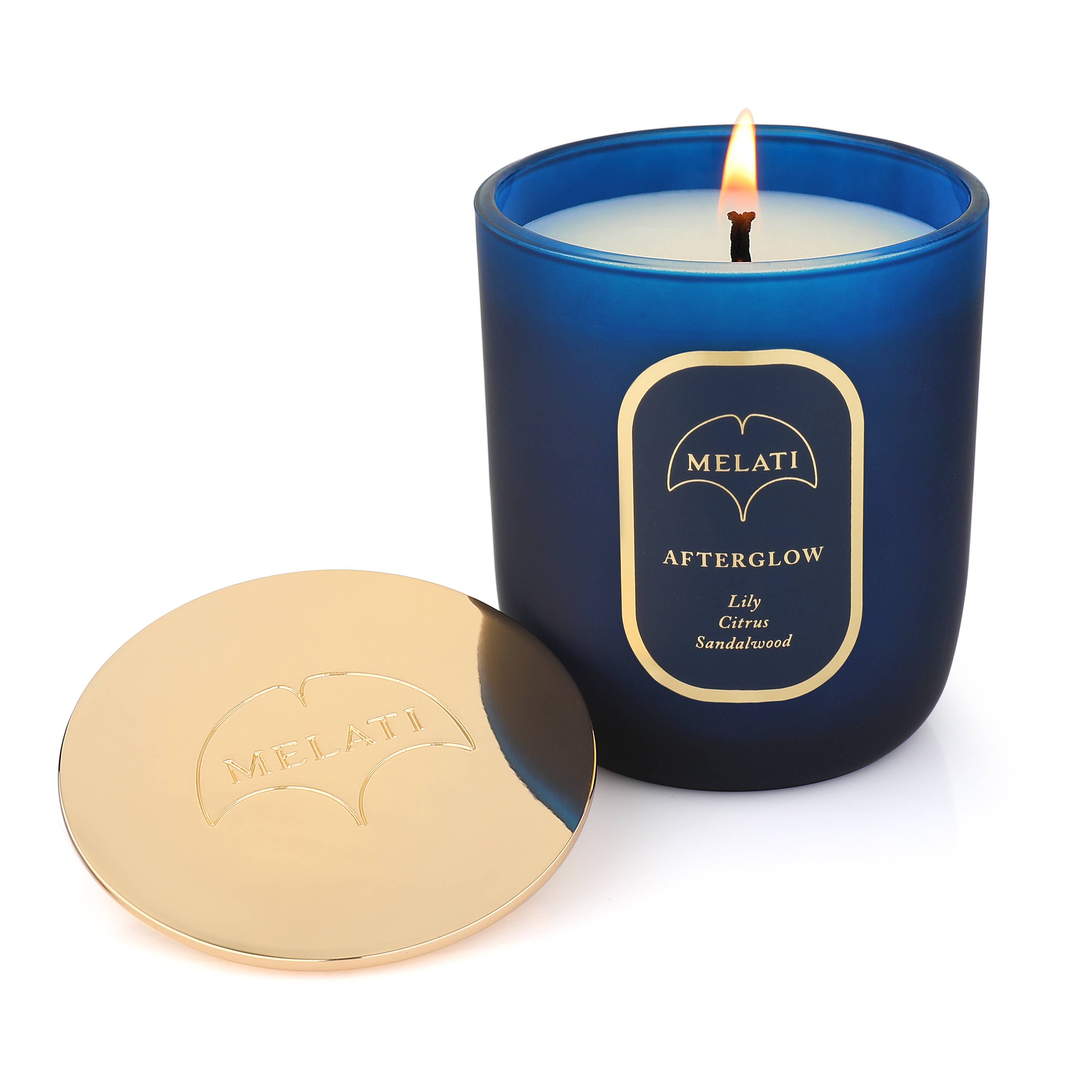 Melati Drinks - Wholesale Jar/Filled Candle - Afterglow Organic Soy Wax Candle 9.5oz1