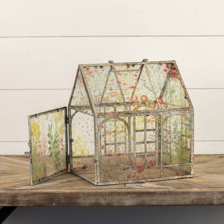Ragon House - Wholesale Terrarium - PAINTED BOTANICAL TERRARIUM2