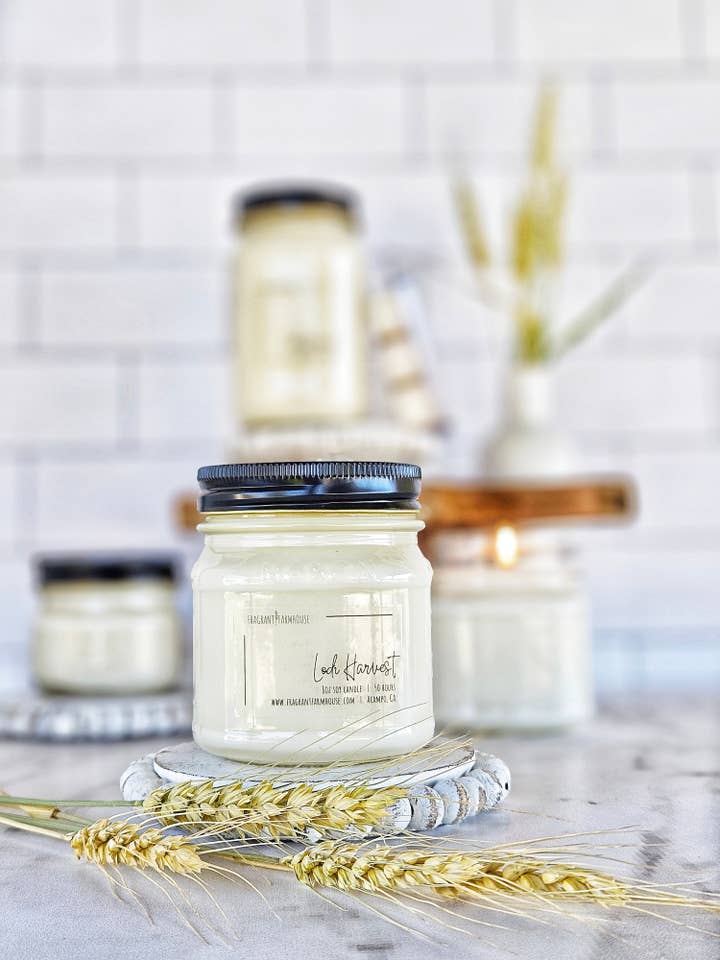 Lodi Harvest Soy Candle for wholesale by Fragrant Farmhouse