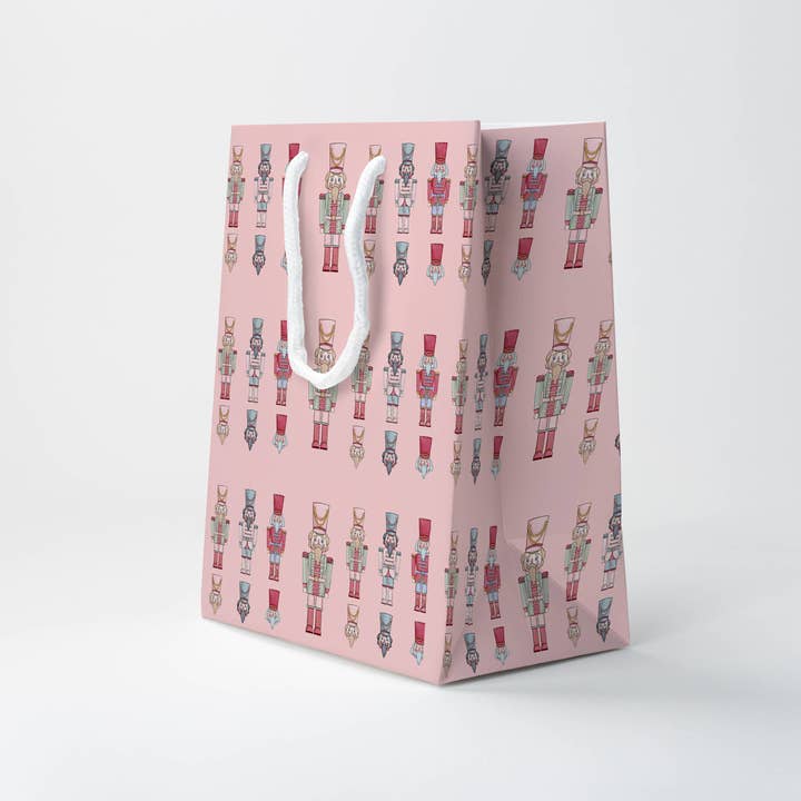 JOSIL Paperie & Gift - Wholesale Gift Bag - Pink Nutcracker Gift Bag1
