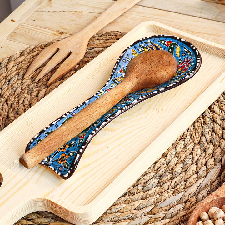 Bascuda - Wholesale Spoon Rest - Ceramic Spoon Rest Tulip Maya 24cm